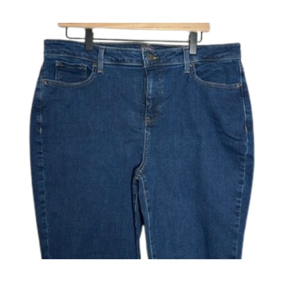 NYDJ Barbara Bootcut Jeans Quinn Blue Lift Tuck Size 16 - Picture 4 of 12